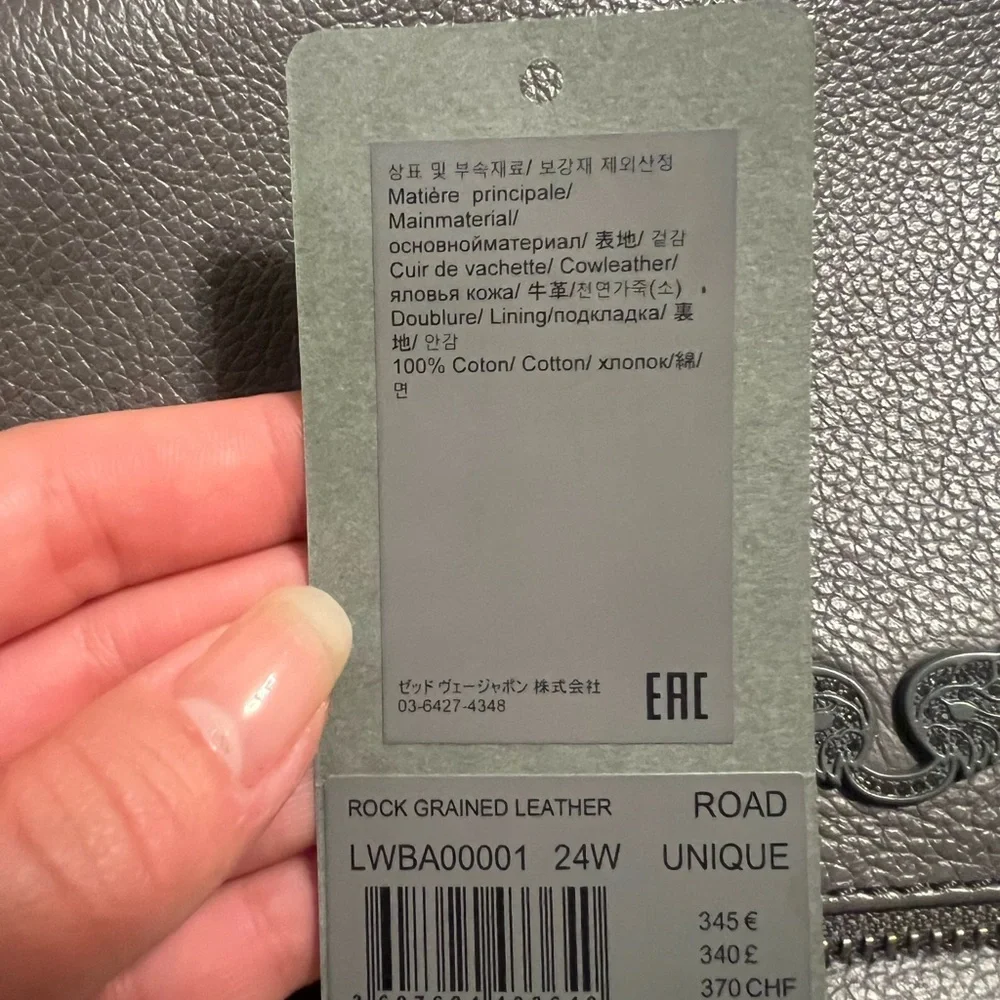 Zadig & Voltaire Gray Leather Mini Bag - Picture 10 of 10